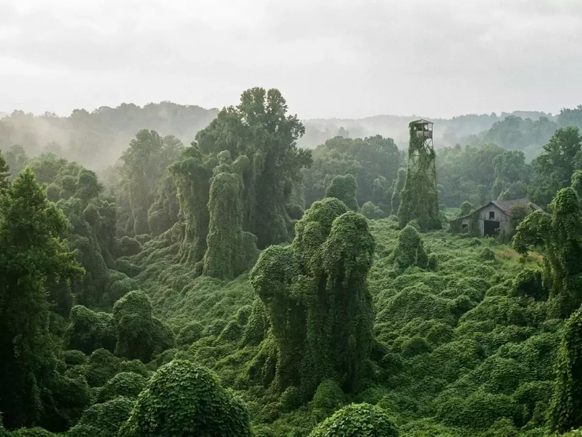 Kudzu: El Enigma Verde que Devora Bosques y Ofrece Sanación