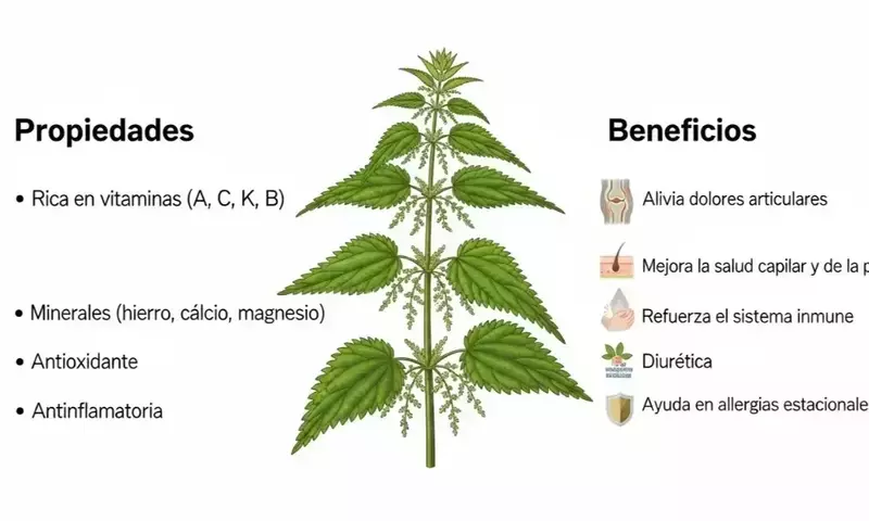 La Ortiga: Un Tesoro Nutricional y Medicinal con Múltiples Beneficios para la Salud