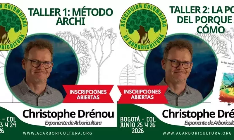 Christophe Drénou Impartirá Talleres Avanzados de Arboricultura en Colombia