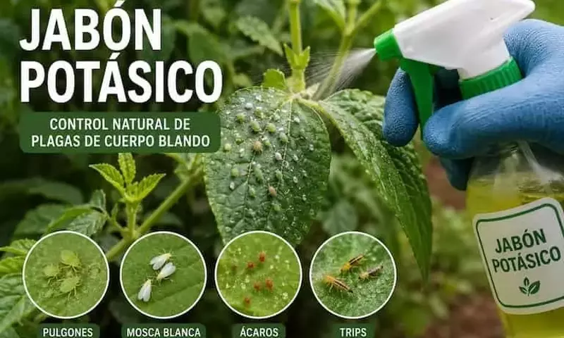 Jabón Potásico: Una Herramienta Ecológica contra Plagas en Cultivos