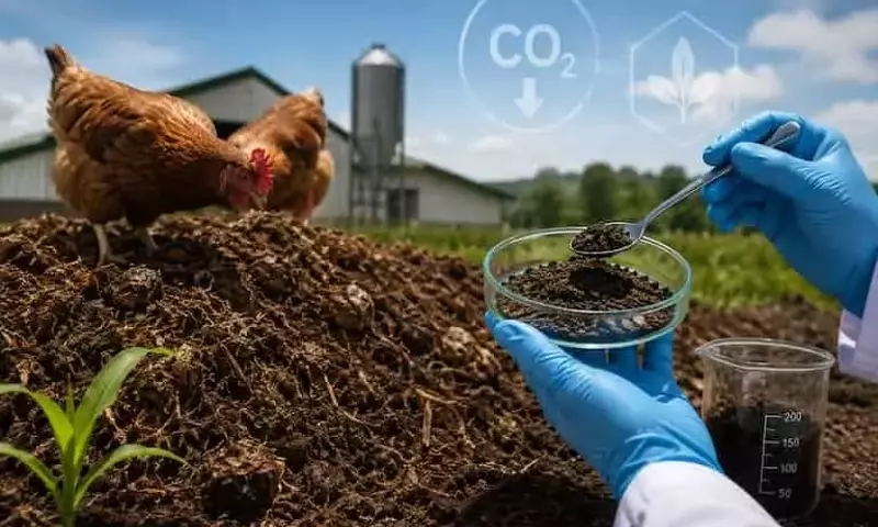 Un proyecto argentino transforma residuos avícolas en fertilizantes sostenibles y captura de carbono