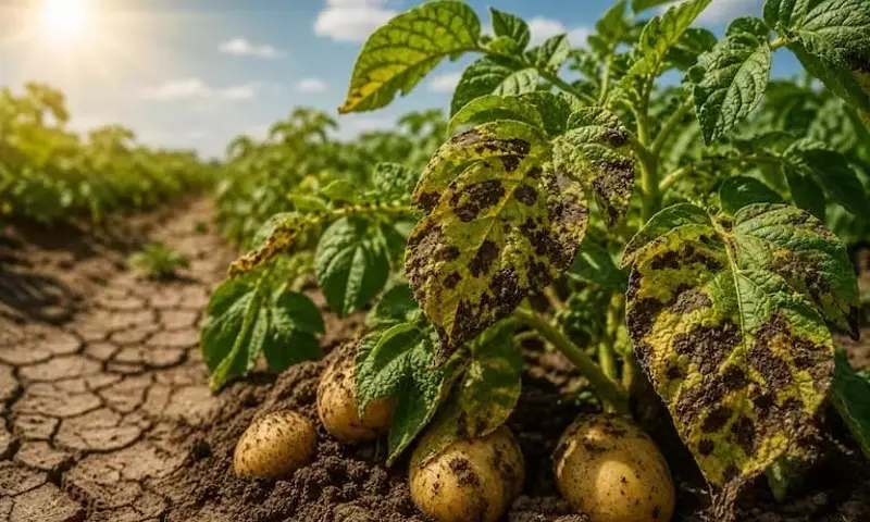 El calor extremo potencia la Alternaria en papas: estrategias de control y prevención