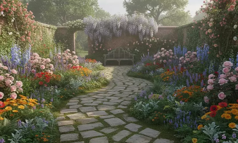 Guía Completa para Diseñar un Idílico Jardín Campestre Inglés