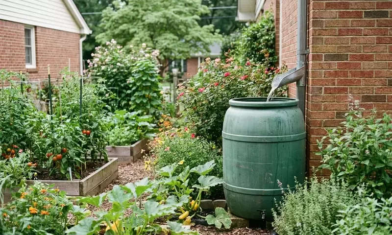 Aprovechamiento del Agua de Lluvia para un Jardín Sostenible
