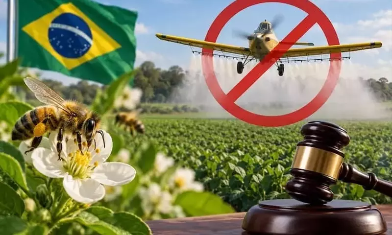 Brasil restringe fumigación aérea de neonicotinoides