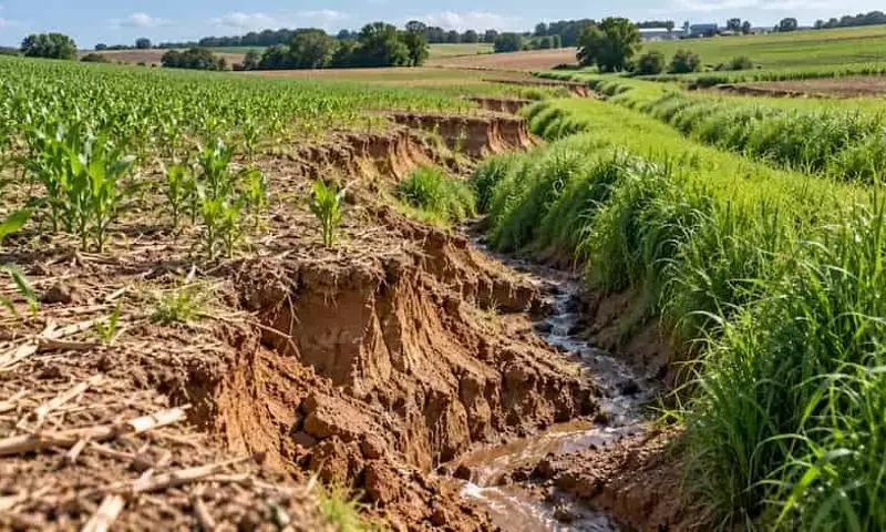 Innovaciones agrícolas: La vegetación supera a las cárcavas en control de erosión