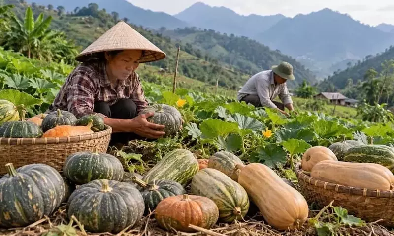 La Compleja Adopción de Variedades de Calabaza en Vietnam: Un Análisis Multidimensional