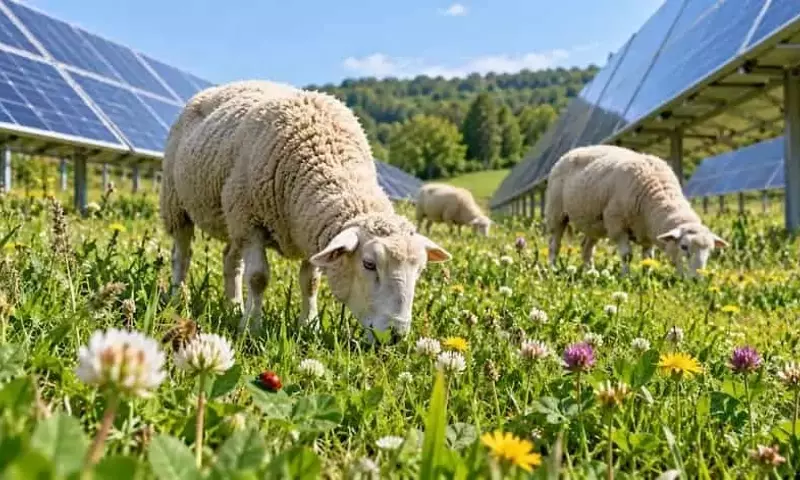 Menos ovejas, más insectos beneficiosos: un equilibrio agroecológico en tierras solares