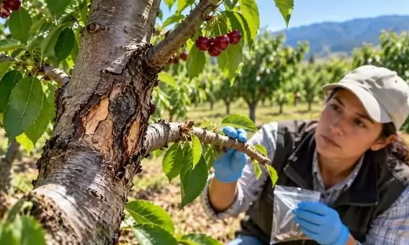 Chile Impulsa Alerta Temprana Contra Hongos que Amenazan Cerezos y Ciruelos